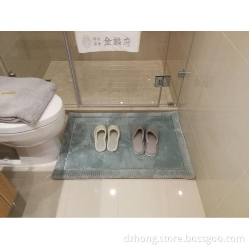Memory Foam Bath Mat Tape Edge